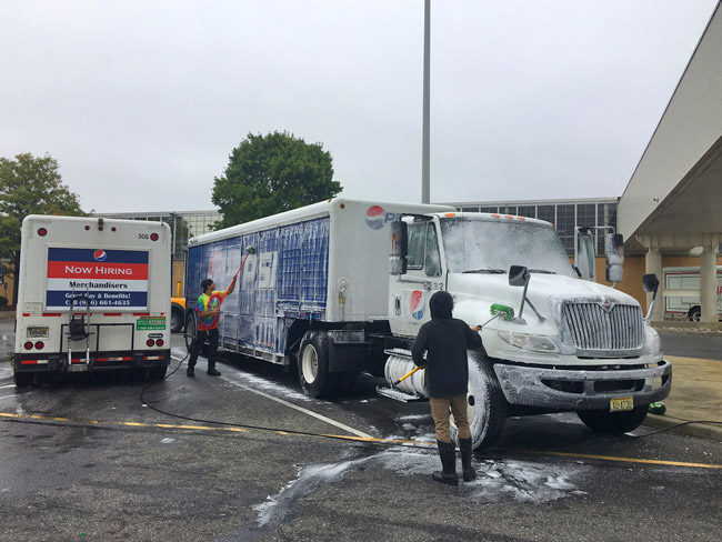 Burlington County Fleet Truck Washing